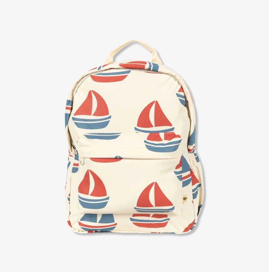 KONGESSOEJD KONGES SLØJD コンゲススロイド　リュック Backpack - PU - Rainy - Ahoy ヨット　リュック　バックパック　キッズリュック　北欧デザイン　登園バッグ　入園準備　出産祝い　ギフト　ヨット
