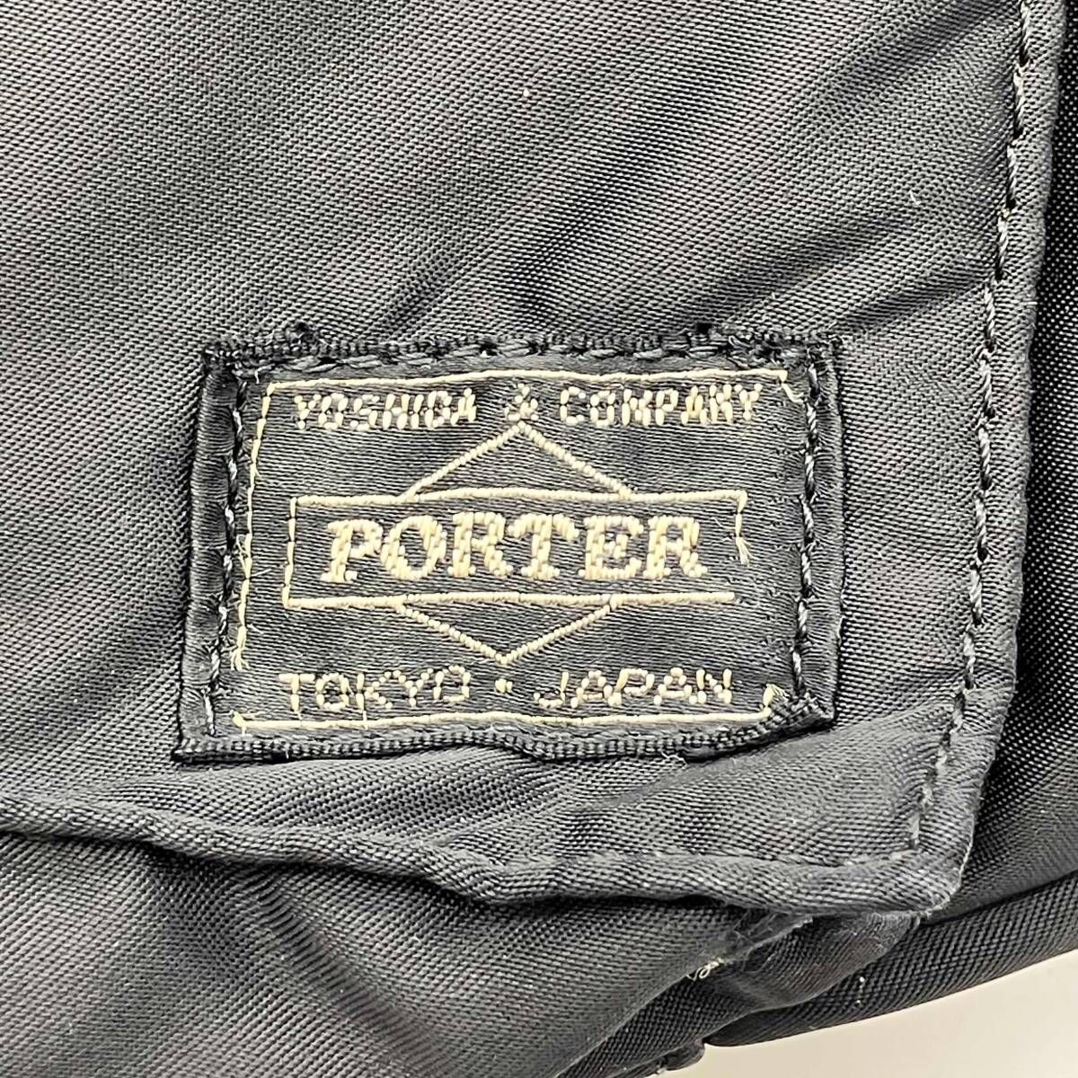 PORTER ショルダーバッグ PORTER TANKER ポーター タンカー ショルダーバッグ Wジップ ブラック