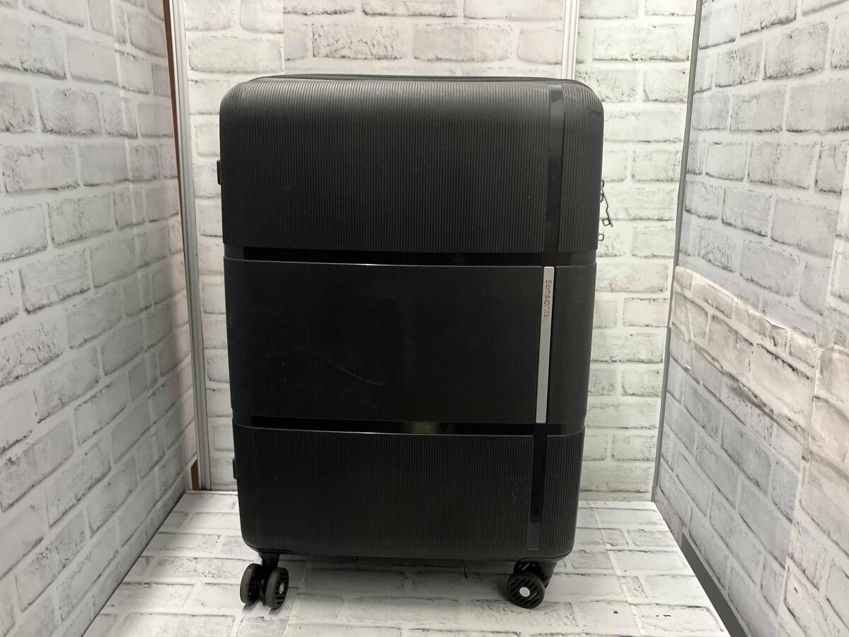 [必ず商品説明をご確認ください] ／ Samsonite ／ INTERLACE SPINNER ／ スーツケース ／ キャリーケース ／ ブラック