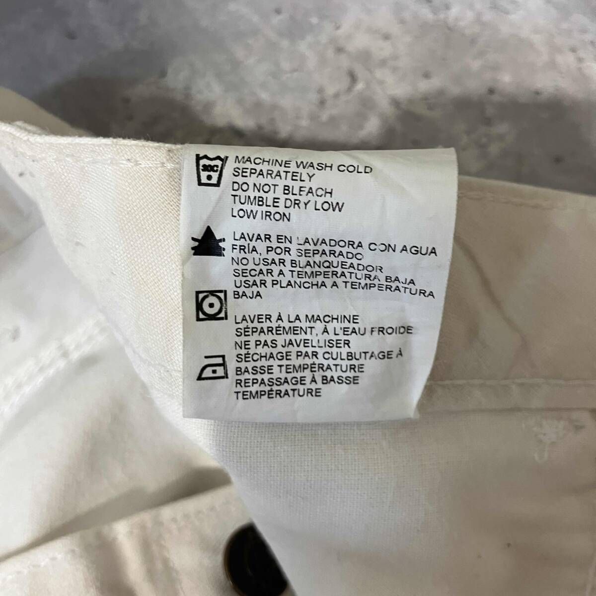 Dickies × SHERWIN WILLIAMS ペンキ加工ペインターショーツ ホワイト