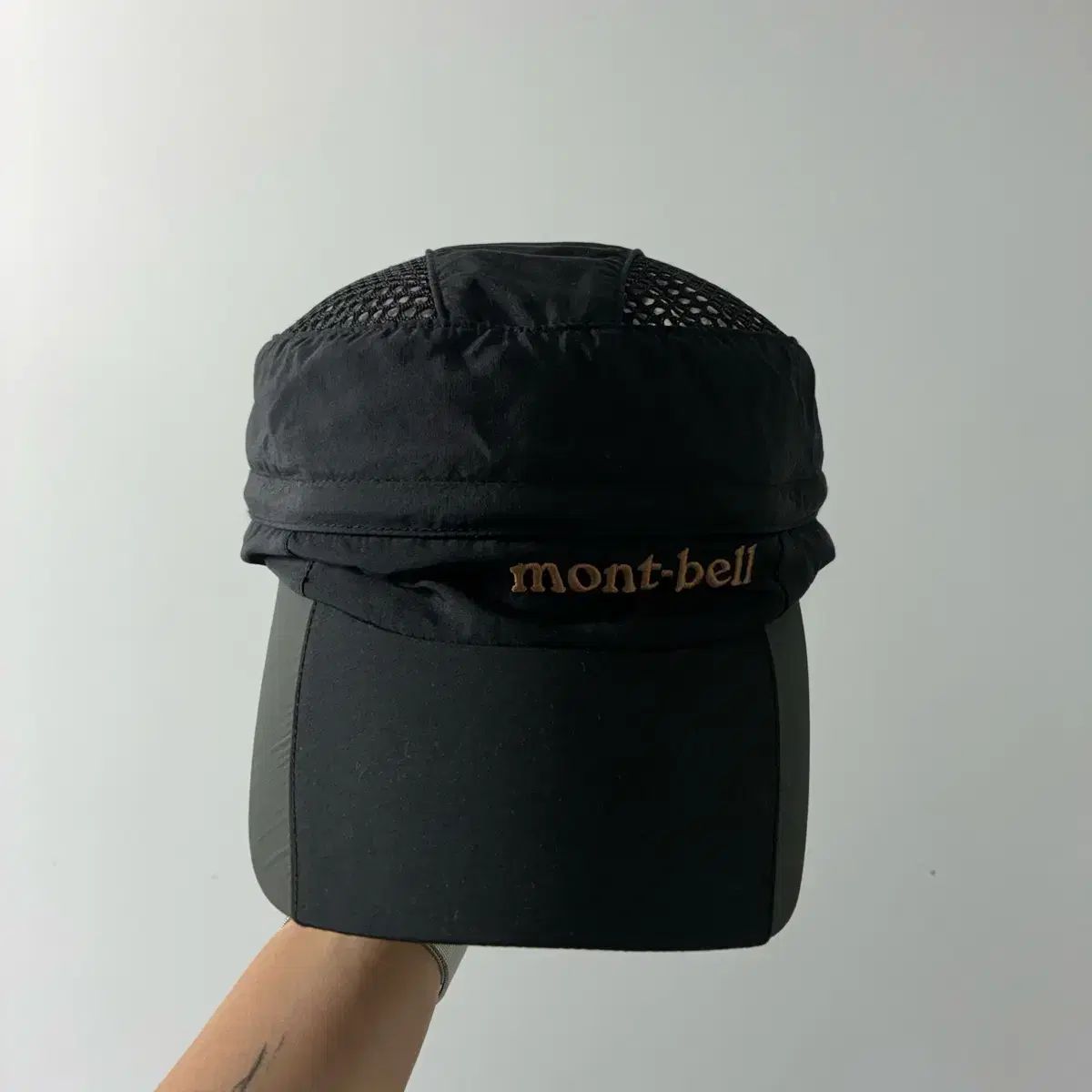 Mont bell モンベル メッシュ ブラック ボールキャップ
