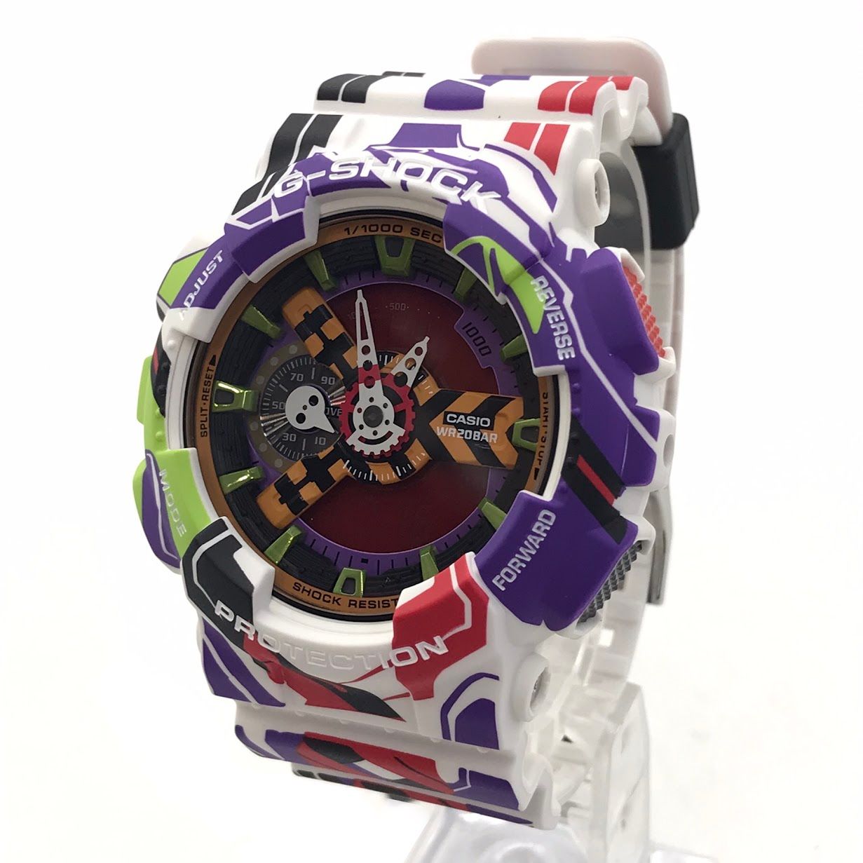 【倉吉店】 中古 G-SHOCK | ジーショック 腕時計 EVA30周年モデル アナデジクォーツ GA-110EVA30-7AJR マルチカラー 【131】