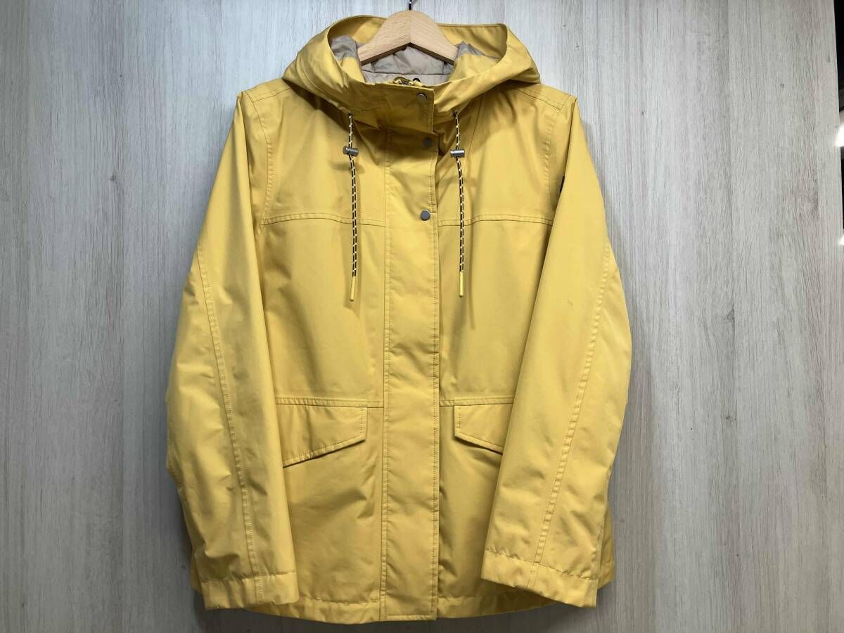 AIGLE マウンテンパーカー GORE-TEX エーグル ゴアテックス イエロー レディース 2レイヤード ジャケット 38