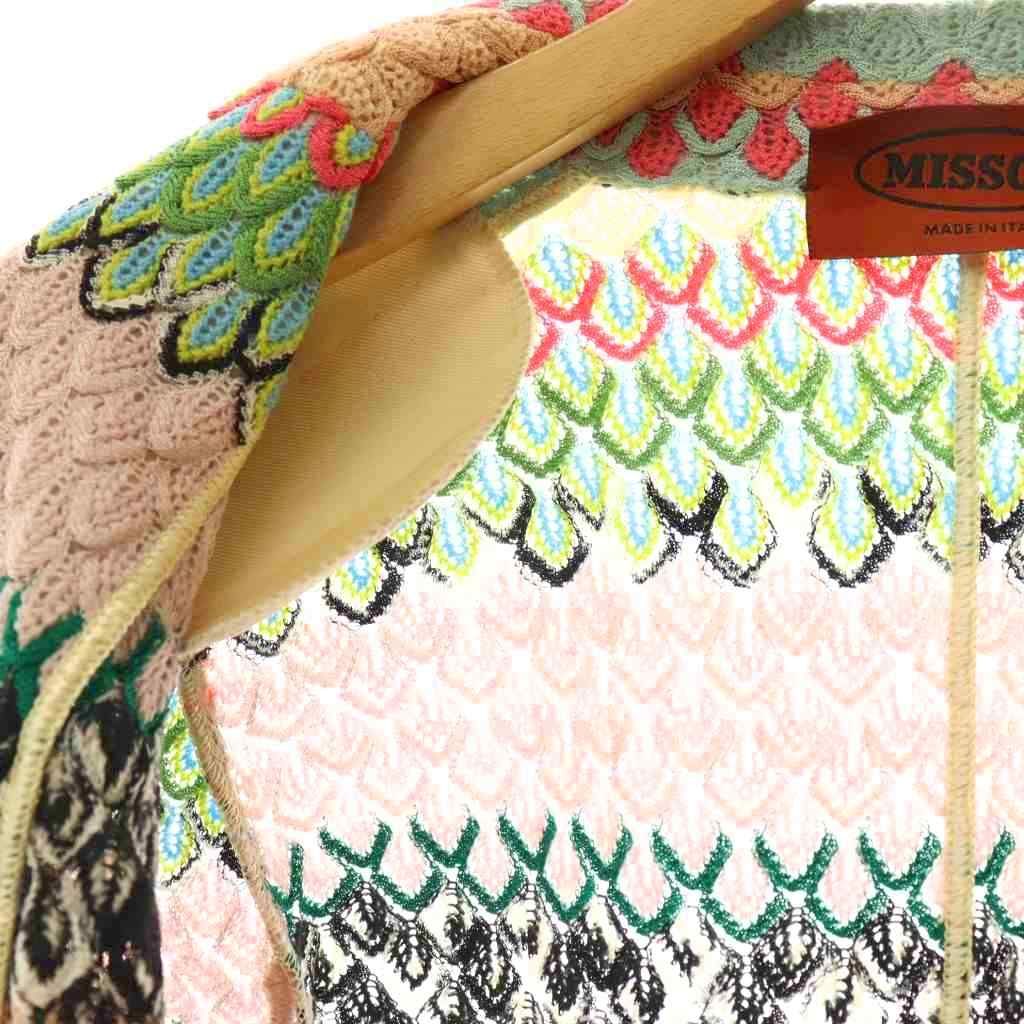ミッソーニ MISSONI ニットジャケット テーラードジャケット ウール混