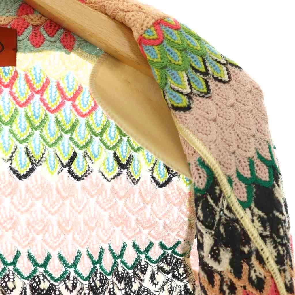 ミッソーニ MISSONI ニットジャケット テーラードジャケット ウール混