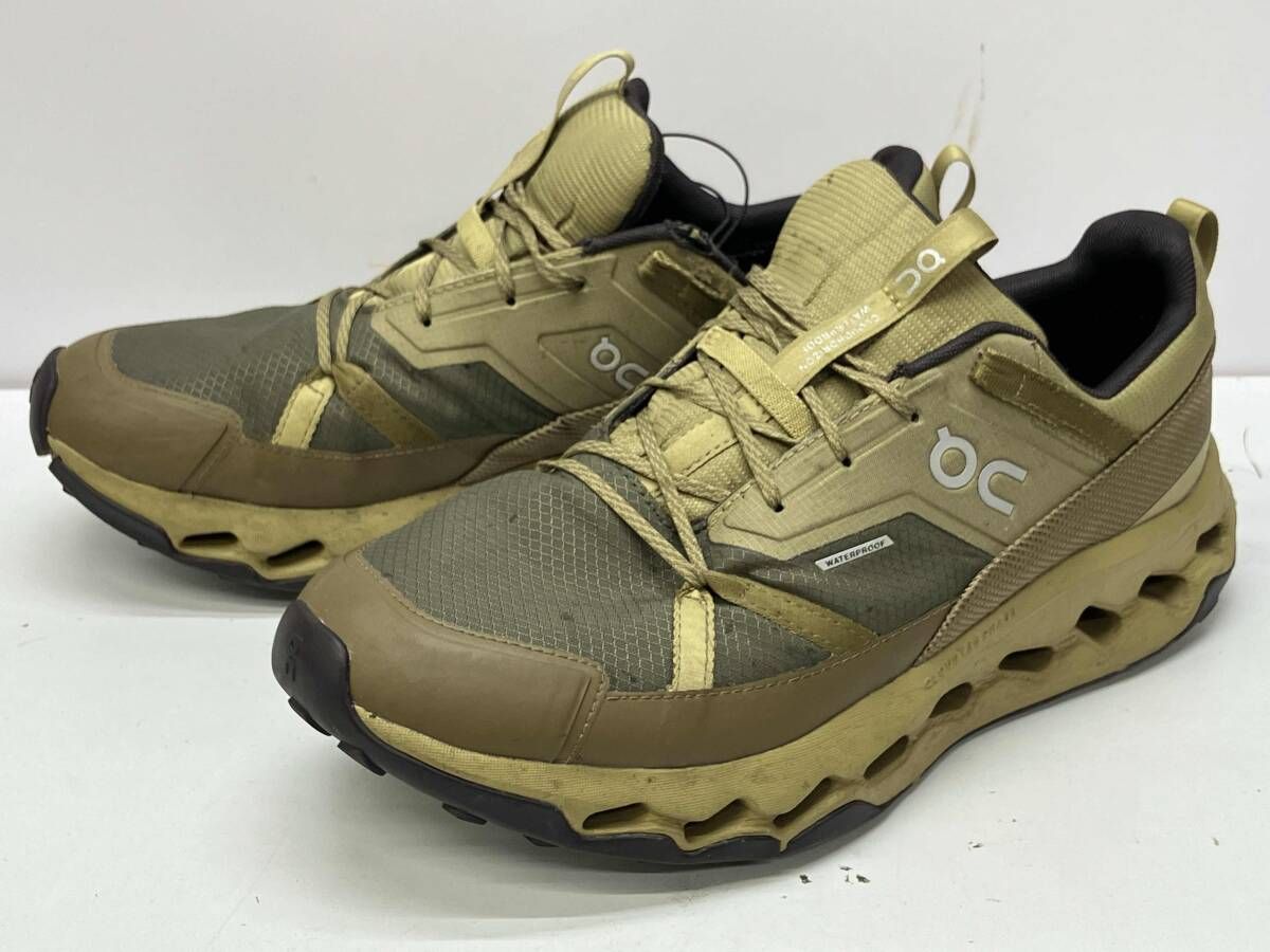 On オン3ME10052310 ランニングシューズ クラウドホライズン ウォータープルーフ US10 28cm サファリ オリーブ