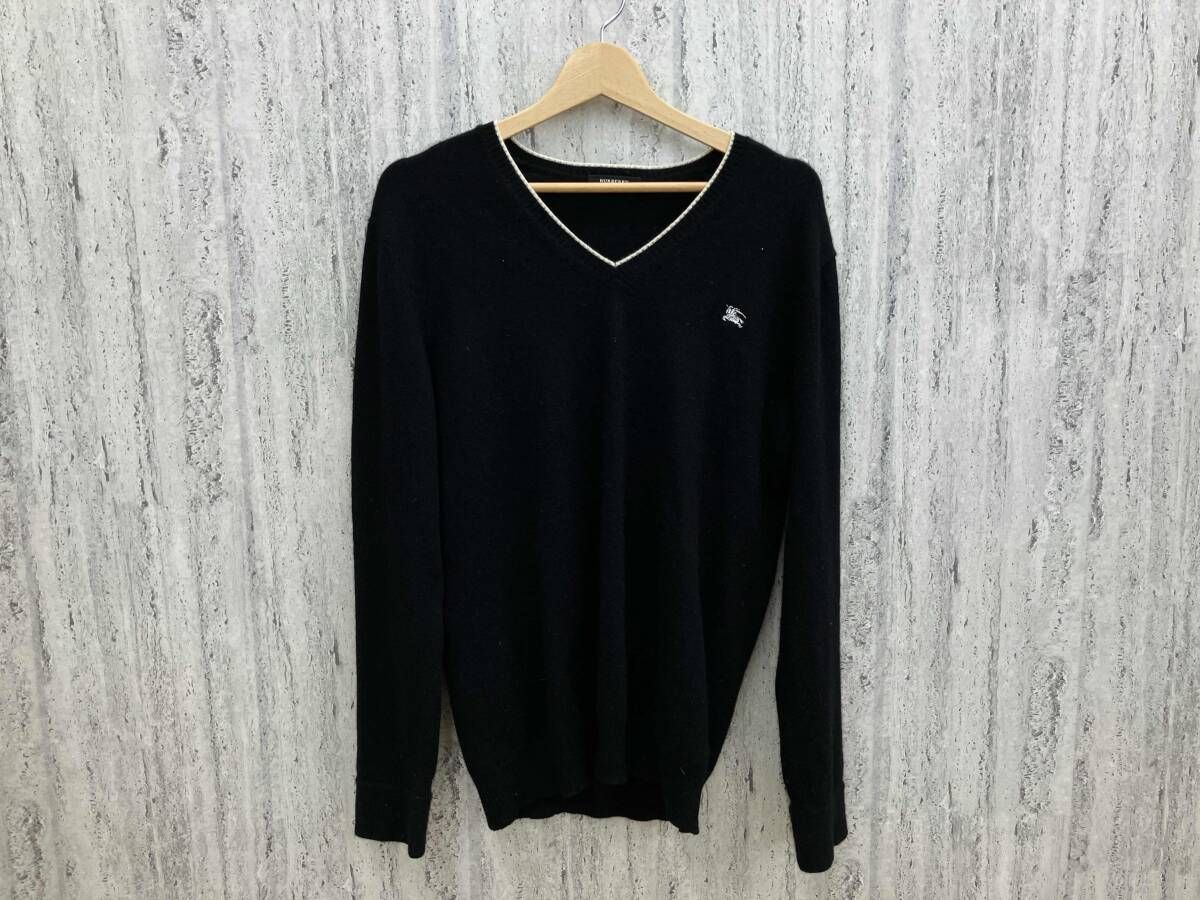 BURBERRY BLACK LABEL バーバリー ブラックレーベル ニット ブラック