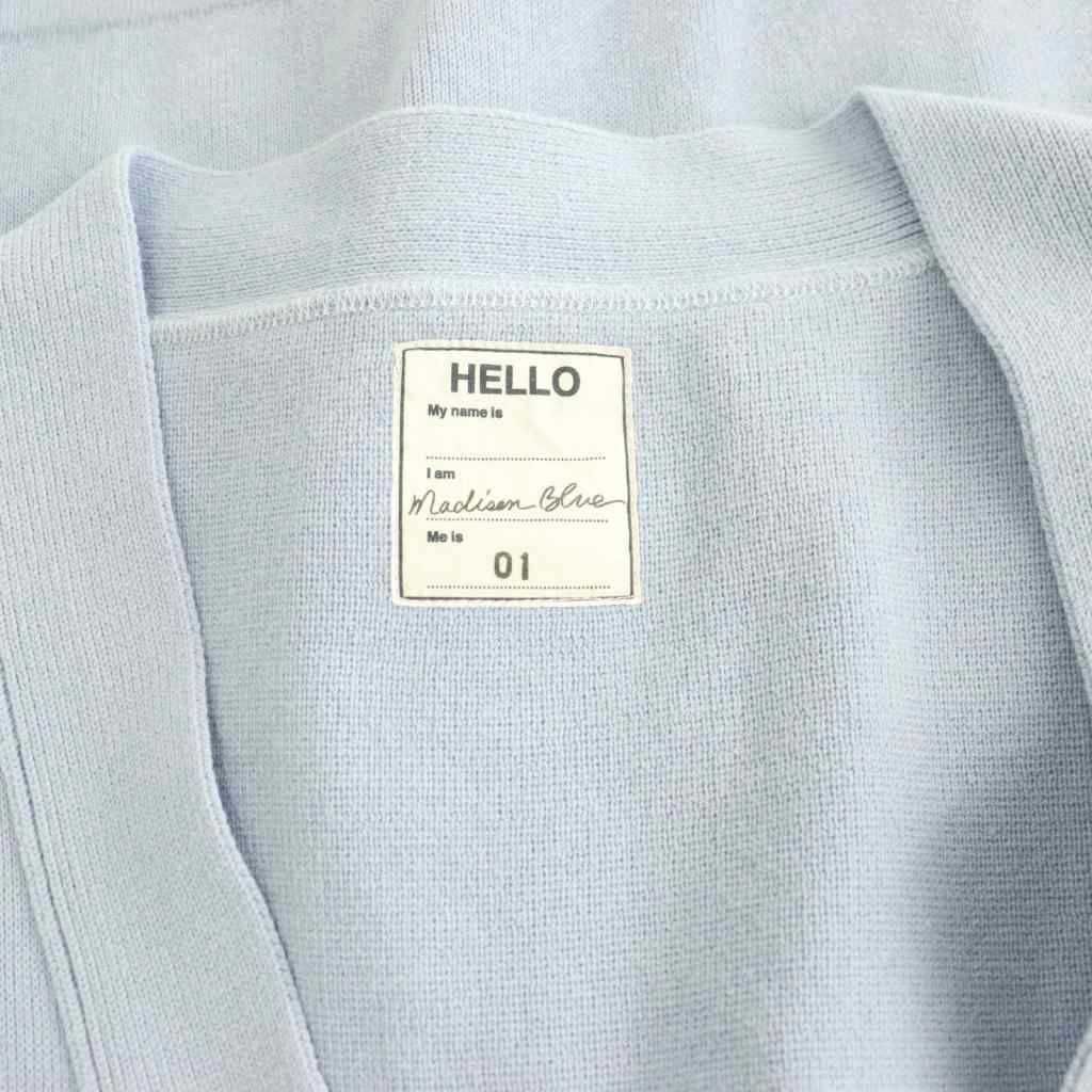 マディソンブルー MADISONBLUE BIG CARDIGAN COTTON カーディガン