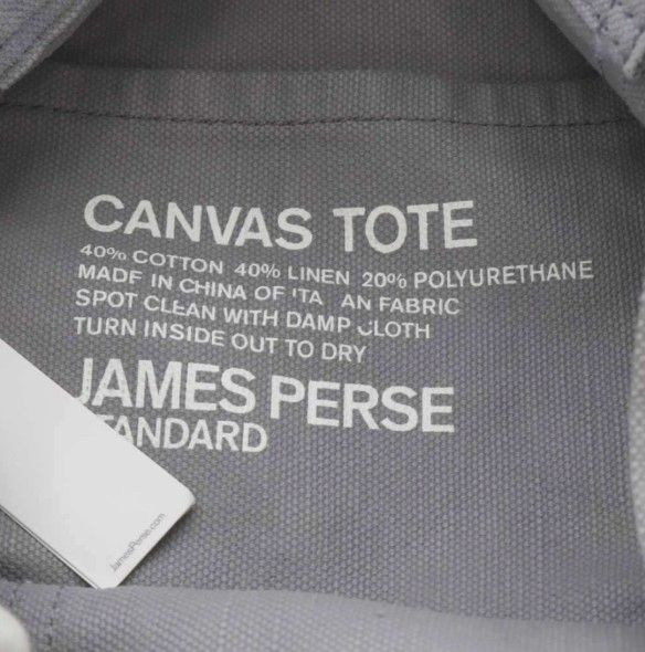 ジェームスパース JAMES PERSE CANVAS TOTE キャンバストートバッグ