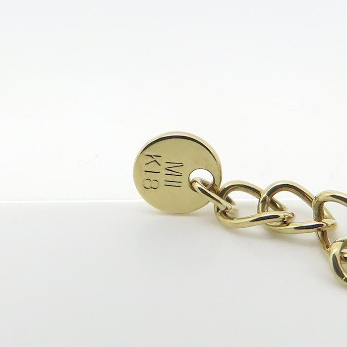 MIKIMOTO ミキモト PERLITA ペルリータ 淡水パール ネックレス 真珠3.3～3.4ミリ K18YG イエローゴールド/295766【中古】【BJ】