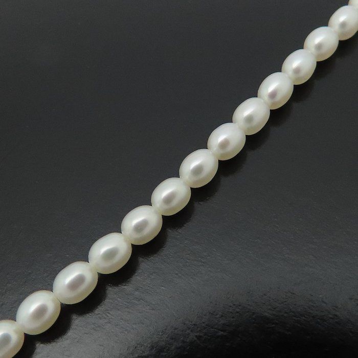 MIKIMOTO ミキモト PERLITA ペルリータ 淡水パール ネックレス 真珠3.3～3.4ミリ K18YG イエローゴールド/295766【中古】【BJ】