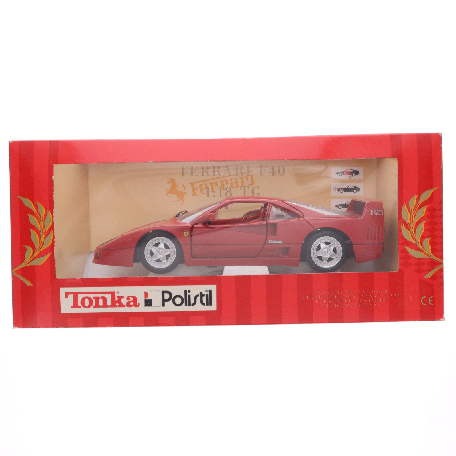 1/18 FERRARI(フェラーリ) F40 レッド 完成品 ミニカー Tonka Polistil