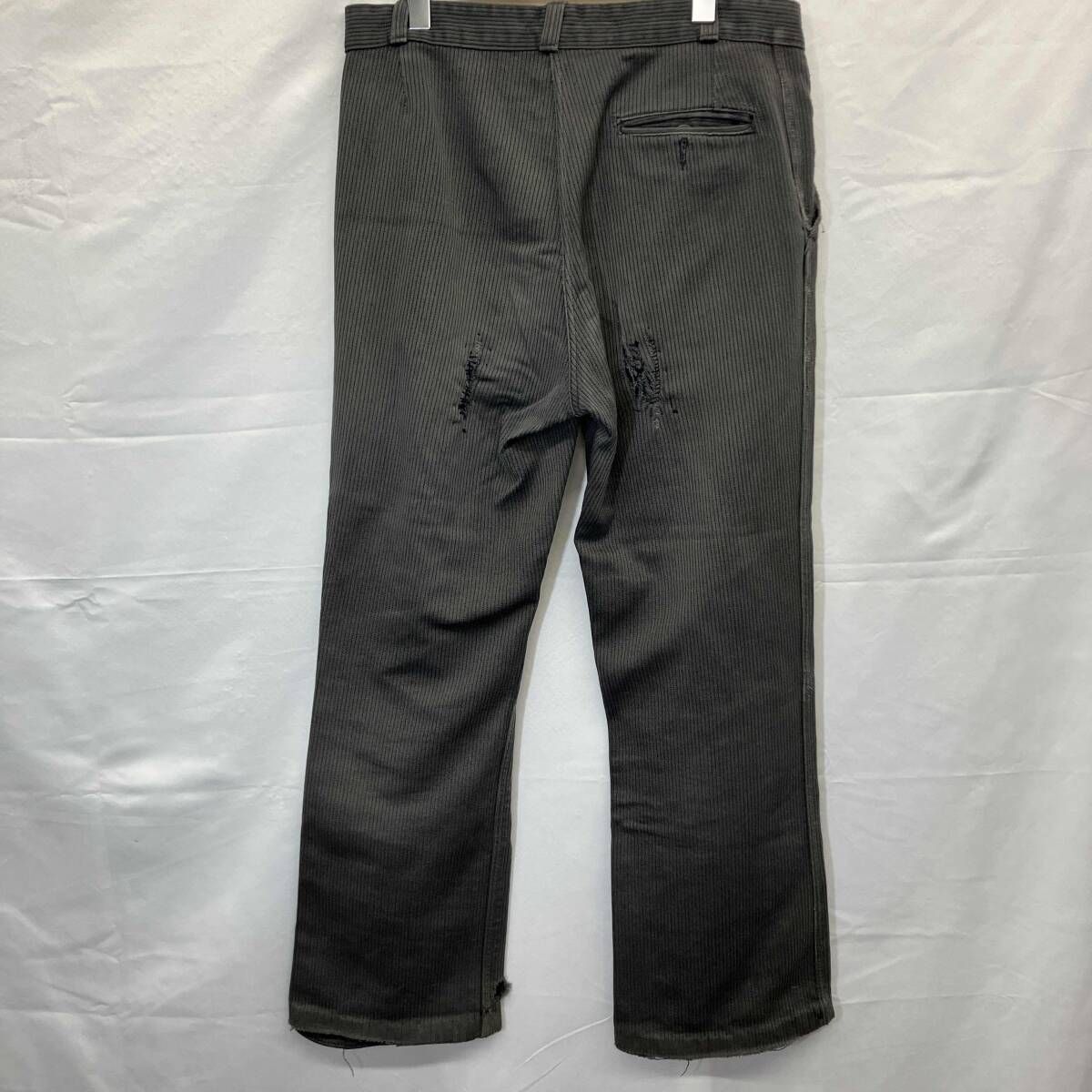 推定50s 60s French Vintage / 綿パン / コットンピケワークパンツ