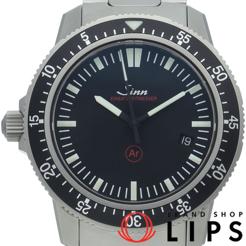 ジン EZM ミッションタイマー オートマチック 41mm 703.EZM-3F 箱 保証書 SS メンズ時計 ブラック 仕上げ済