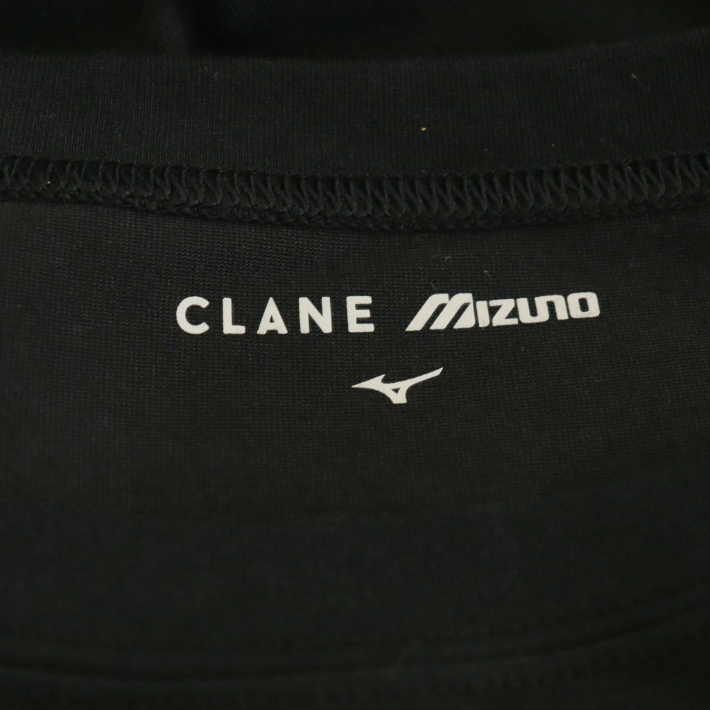 【新品】CLANE×MIZUNO T-SHIRT ブラック クラネ CLANE ×MIZUNO 26SS QUICK DRY COTTON LOGO T-SHIRT Tシャツ