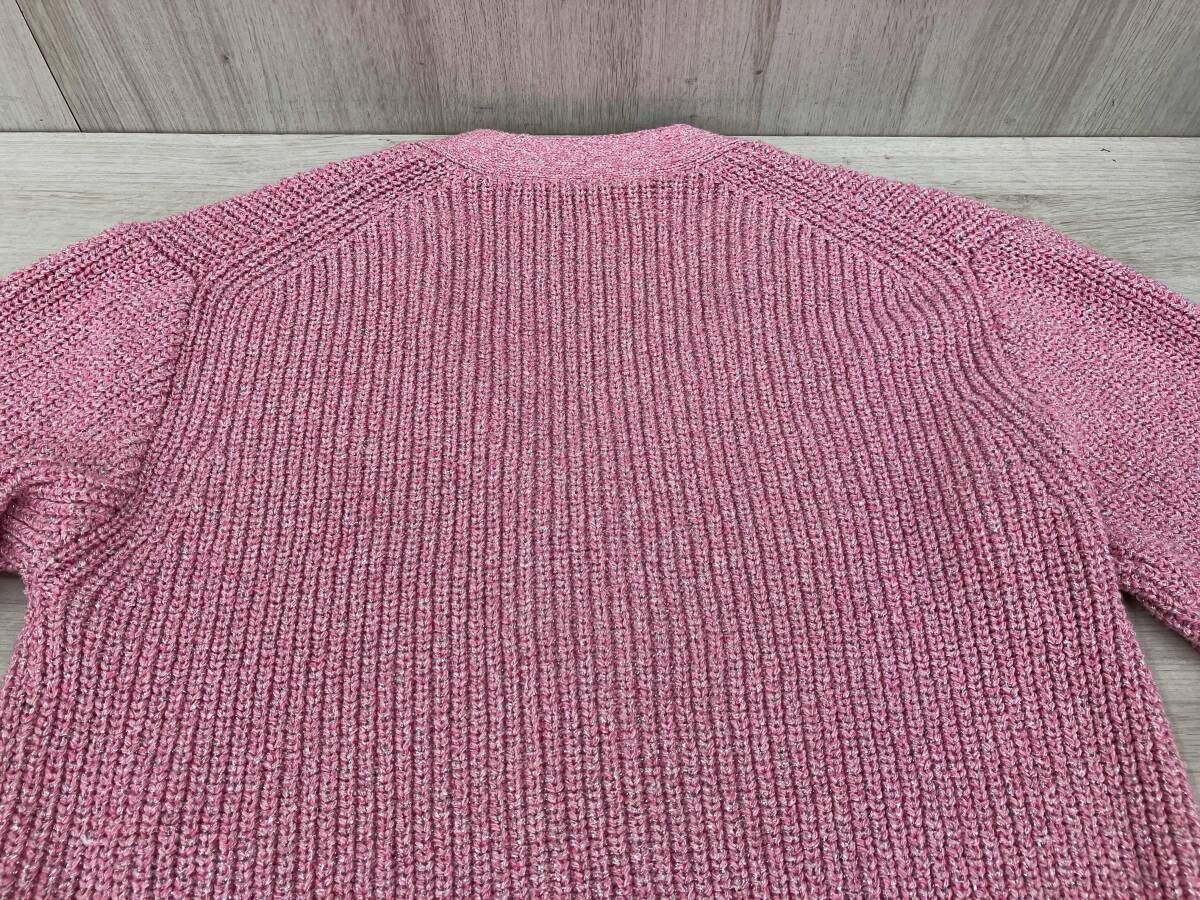 other - デパリエ 24AW ウールニットカーディガン 長袖 38 ピンク DEPAREILLE/デパリエ/長袖カーディガン/サイズ38/ラメニット