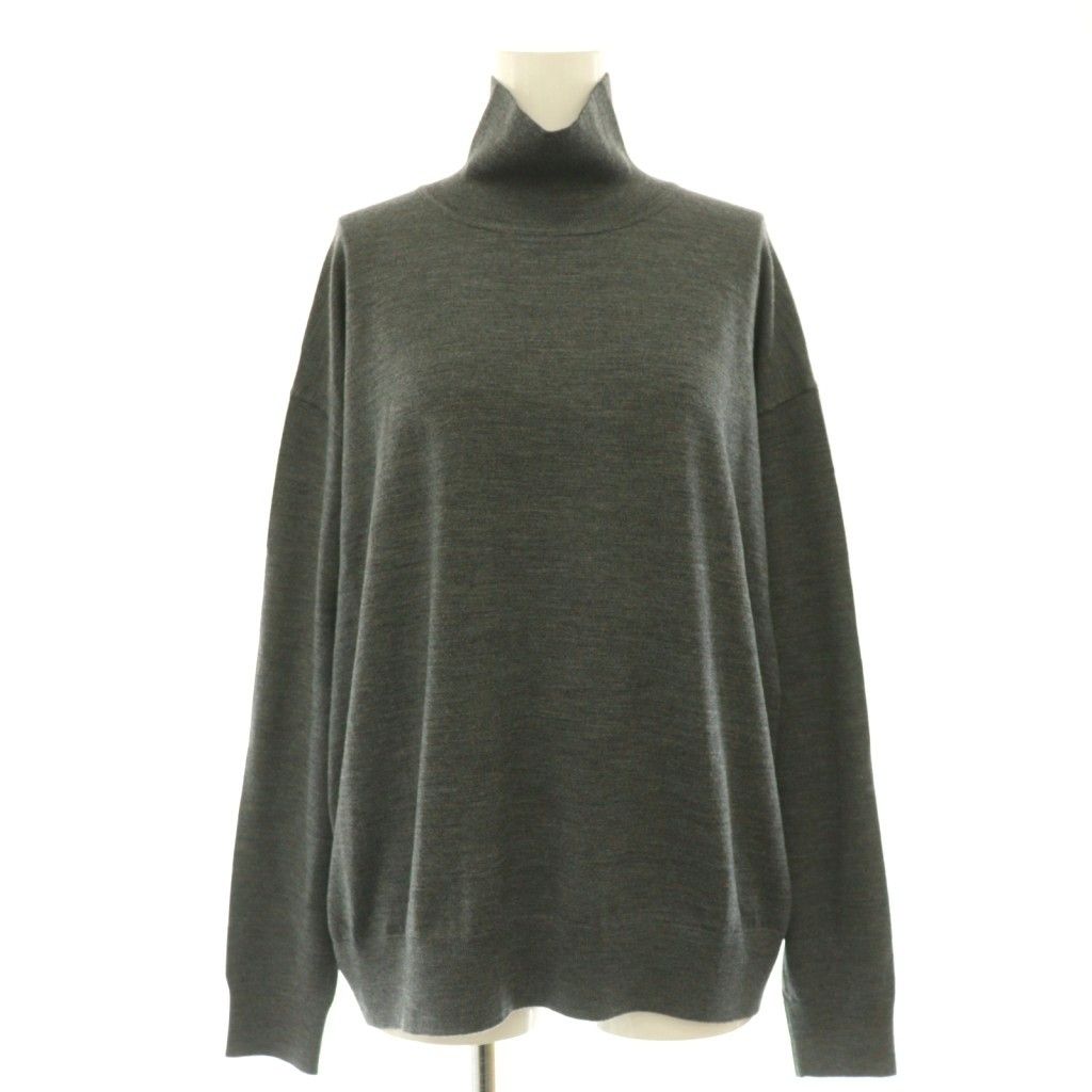 ミューズ ドゥーズィエム クラス MUSE de Deuxieme Classe 25AW WONDER タートルネック プルオーバー ニット セーター 長袖 チャコールグレー /ES ■OS