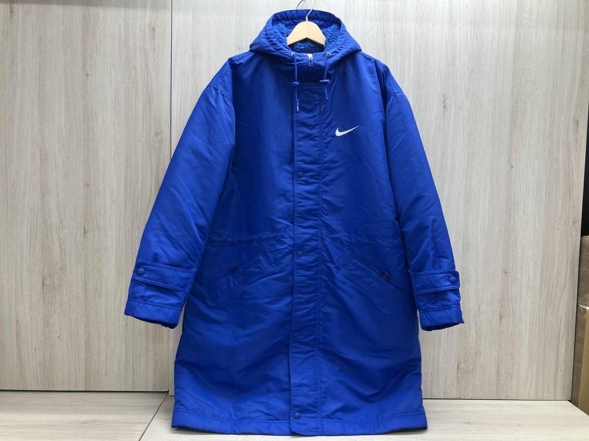 NIKE/ナイキ 90s ヴィンテージ ベンチコート 白タグ ナイロン ロング