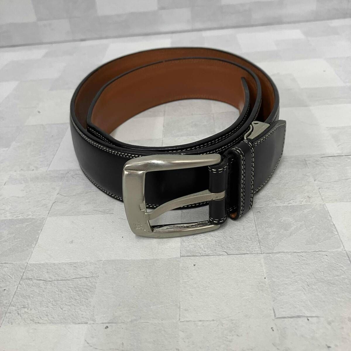 【極美品】 バーバリー ウエストベルト レザーベルト BURBERRY バーバリー レザーベルト ブラック - メルカリ