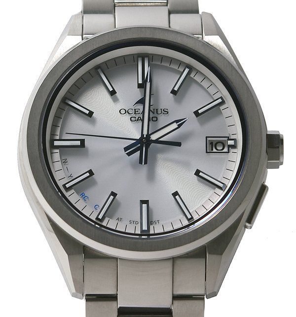 美品 CASIO カシオ OCEANUS オシアナス OCW-T200S-7AJF 3針モデル タフソーラー メンズ