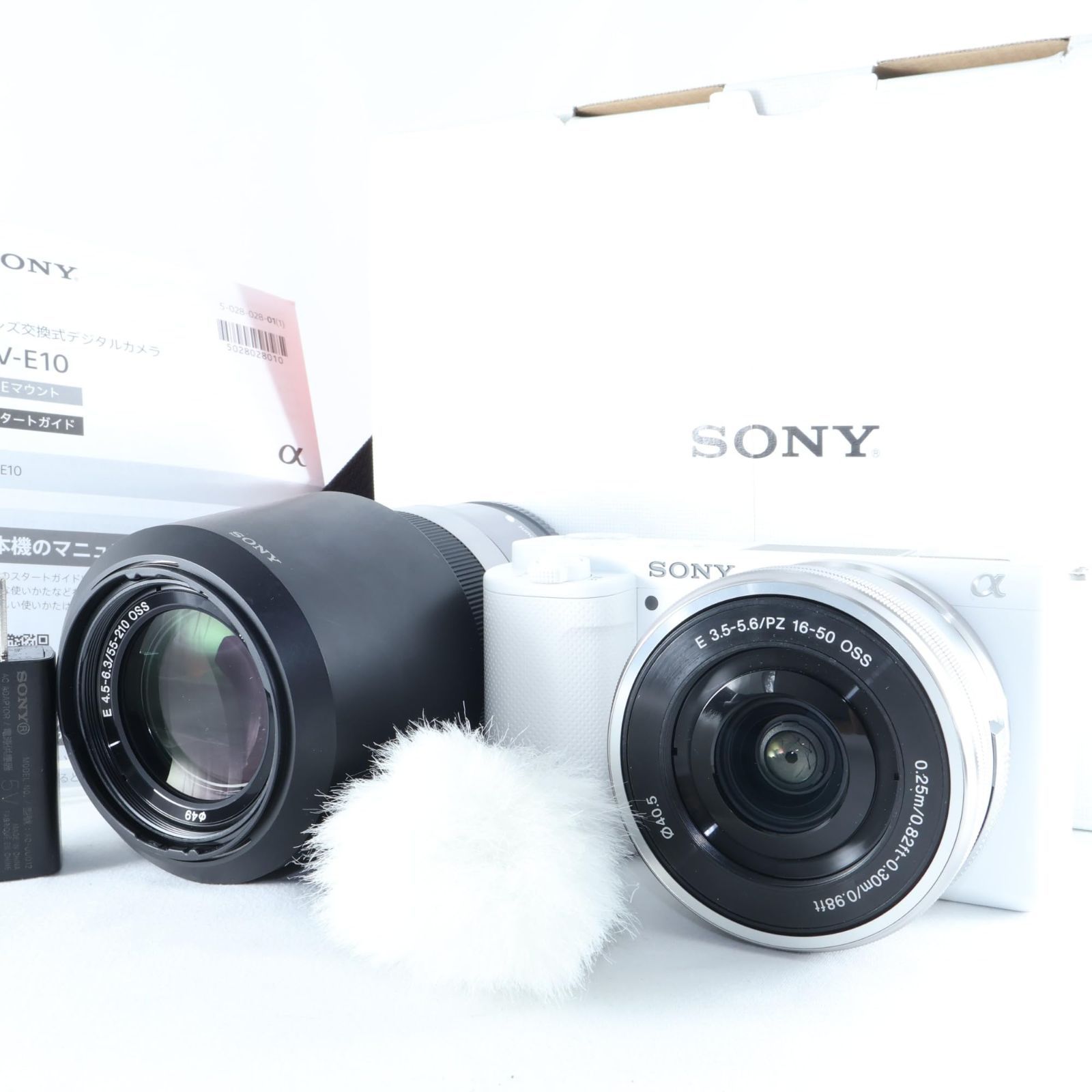 【美品】《 ショット数 708回》SONY(ソニー) Vlog用カメラ レンズ交換式VLOGCAM APS-C ミラーレス一眼カメラ ZV-E10 ダブルズームレンズキット