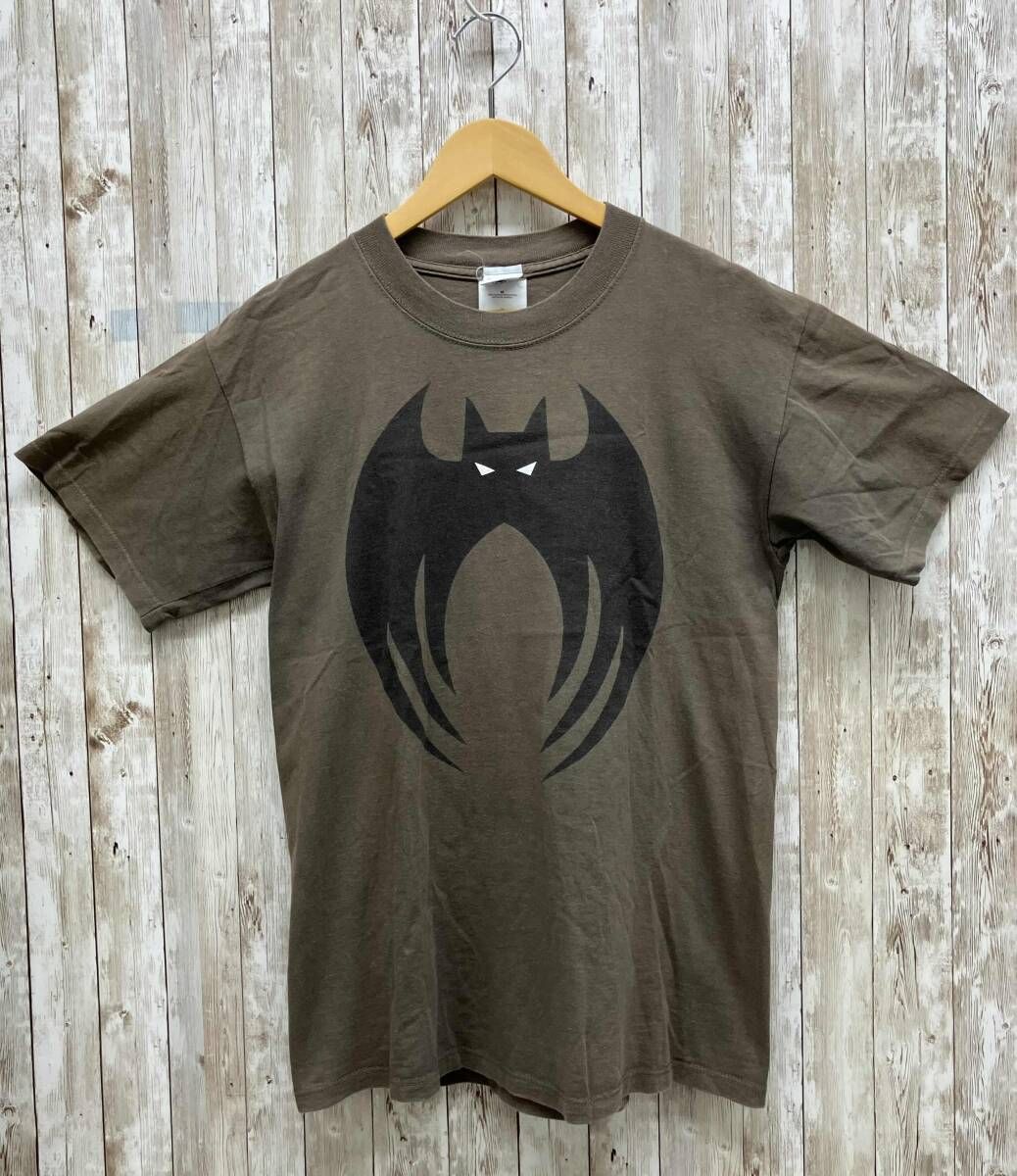 Warner Bros. Studio Store ワーナー・ブラザース/半袖Tシャツ/Mサイズ/ブラウンカーキ/バットマン/カナダ製
