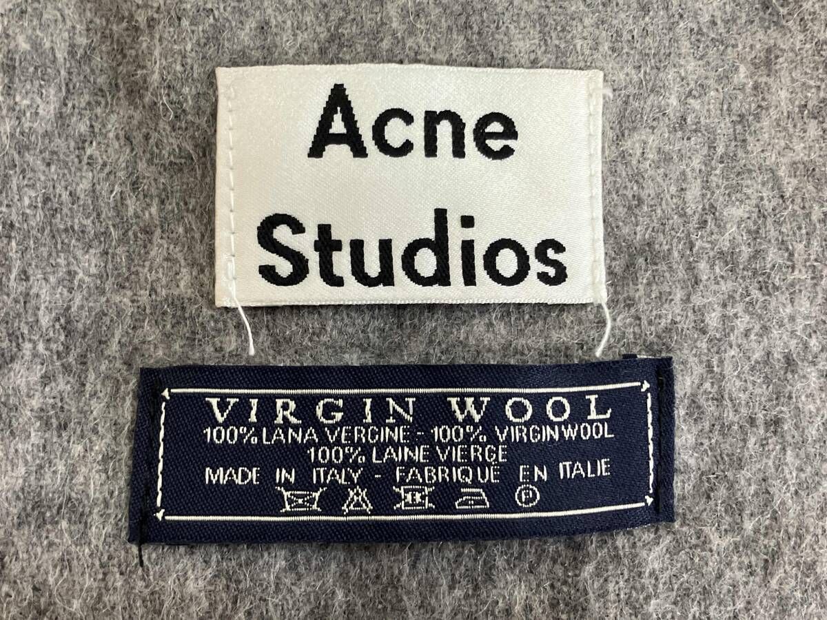 ACNE STUDIOS アクネストゥディオズ マフラー グレー - メルカリ