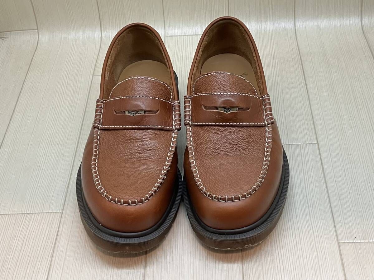 ドクターマーチン　ブラウンレザー ローファー ☆ タグあり Dr.Martens ドクターマーチン ローファー 41977200 メンズ
