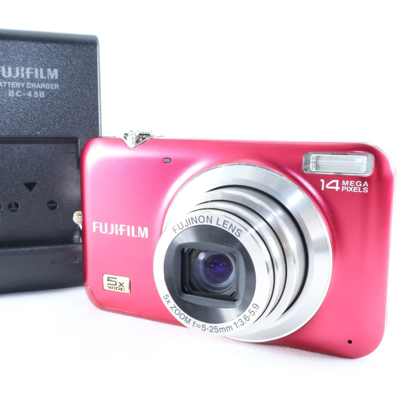 FUJIFILM デジタルカメラ FinePix(ファインピックス) JX280 1410万画素 ズーム光学5倍 ピンク FX-JX280P
