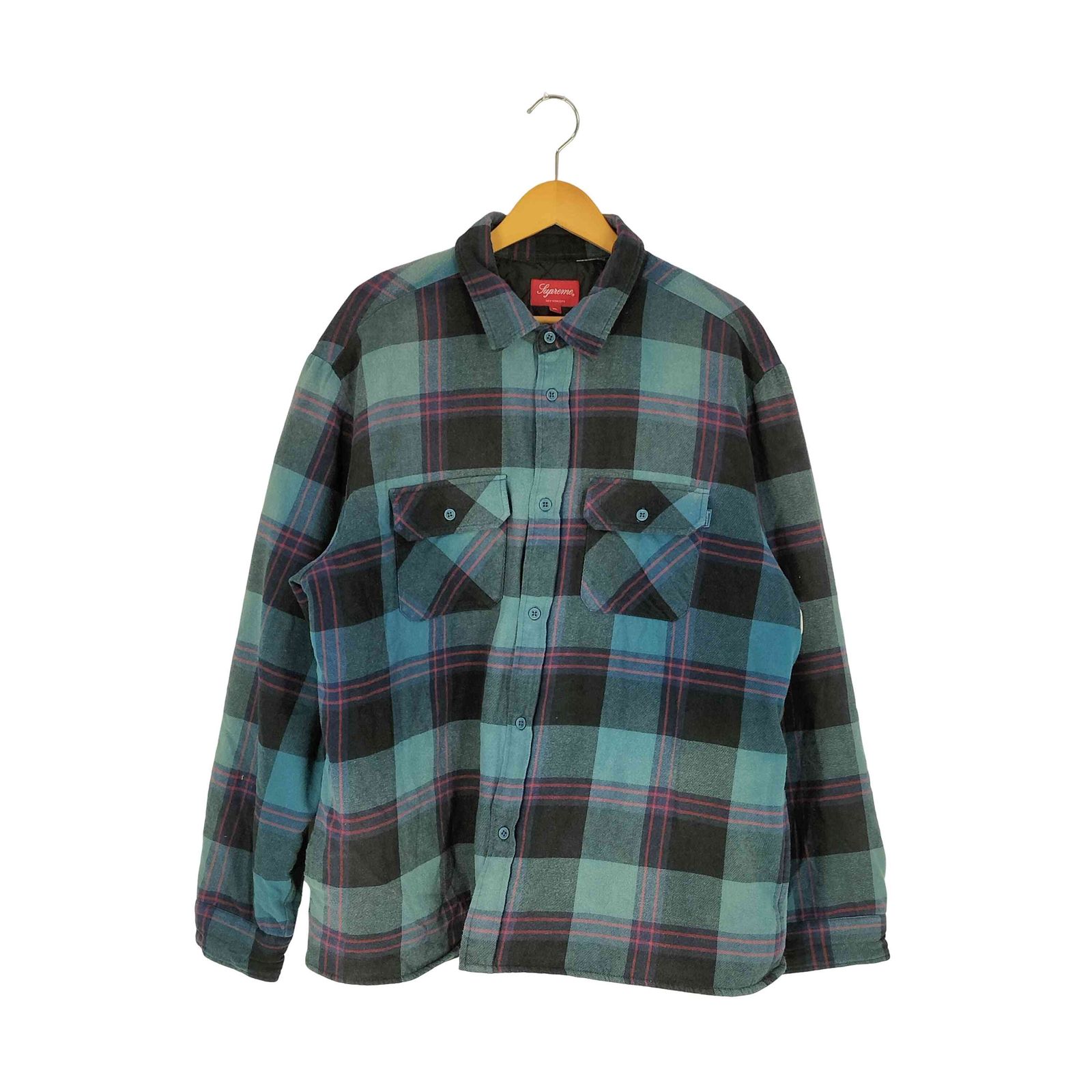 シュプリーム Supreme 20AW Quilted Flannel Shirt キルティング フランネルシャツ メンズ import：XL