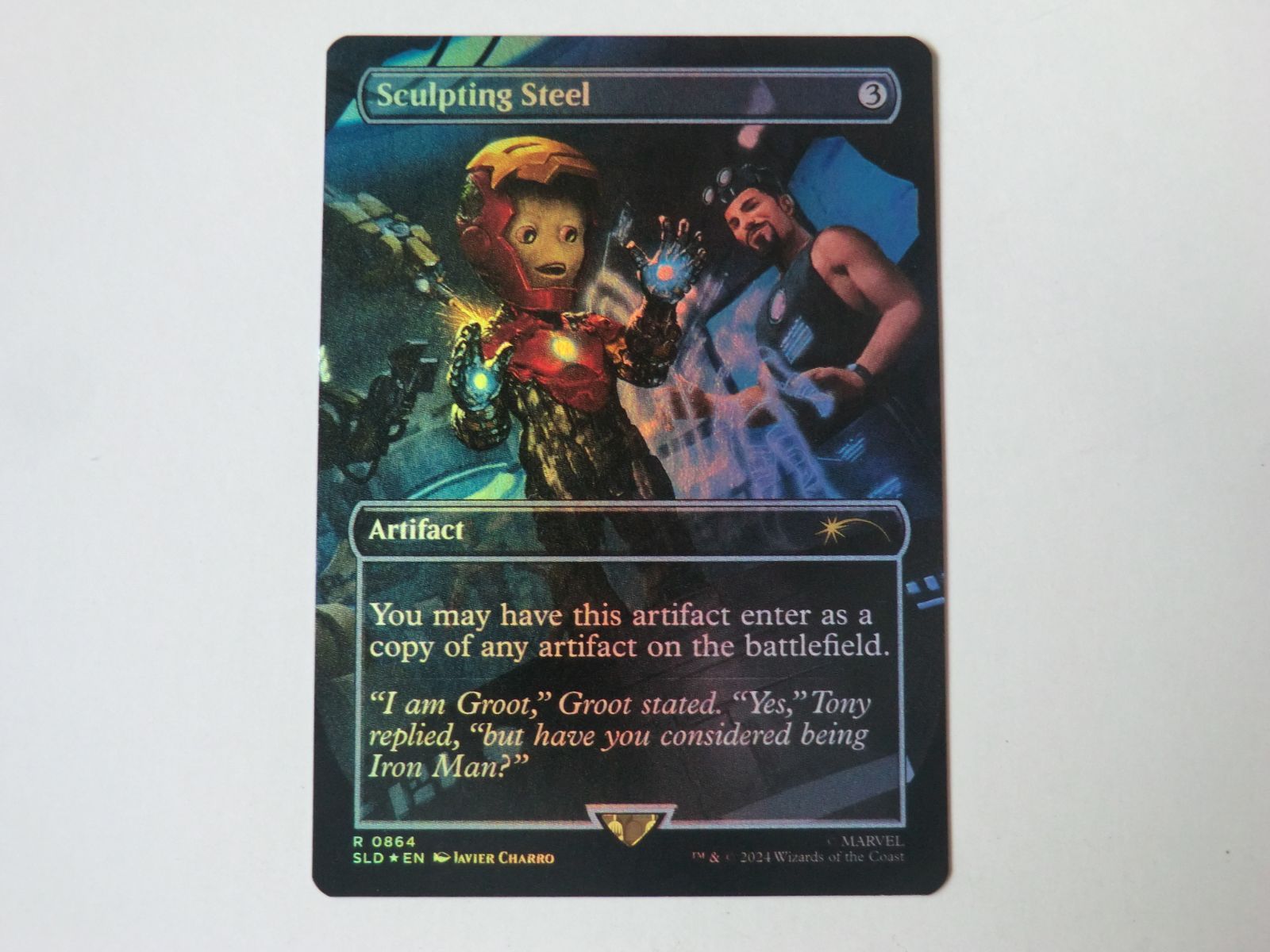 MTG 彫り込み鋼（ボーダーレスFOIL） Secret Lair x Marvel 英語 1枚