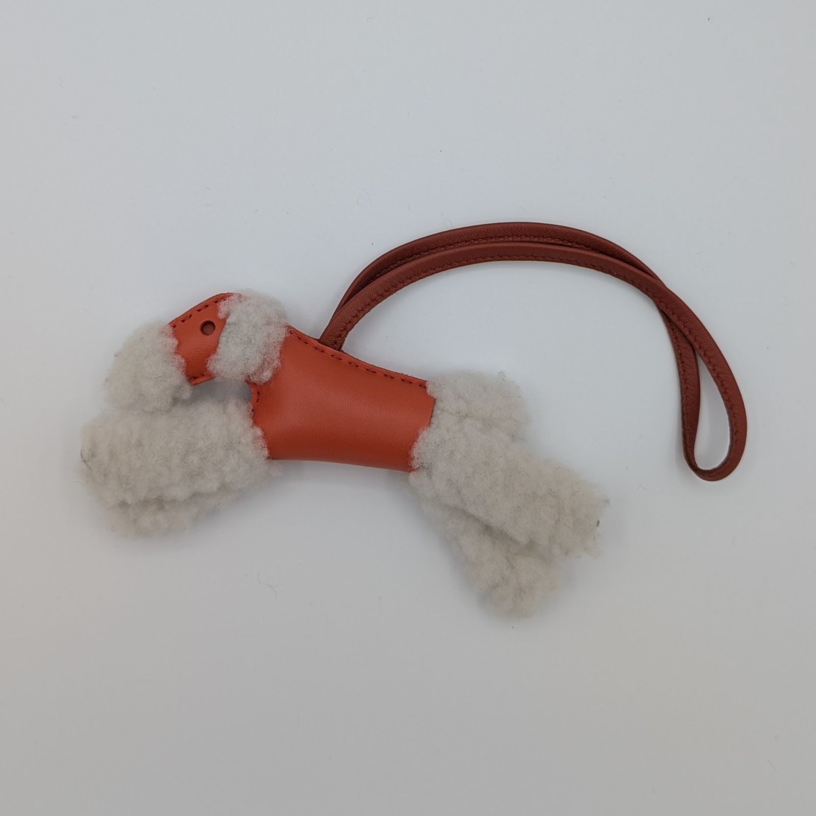HERMES エルメス バディチャーム U刻印 フォックステリア キーホルダー