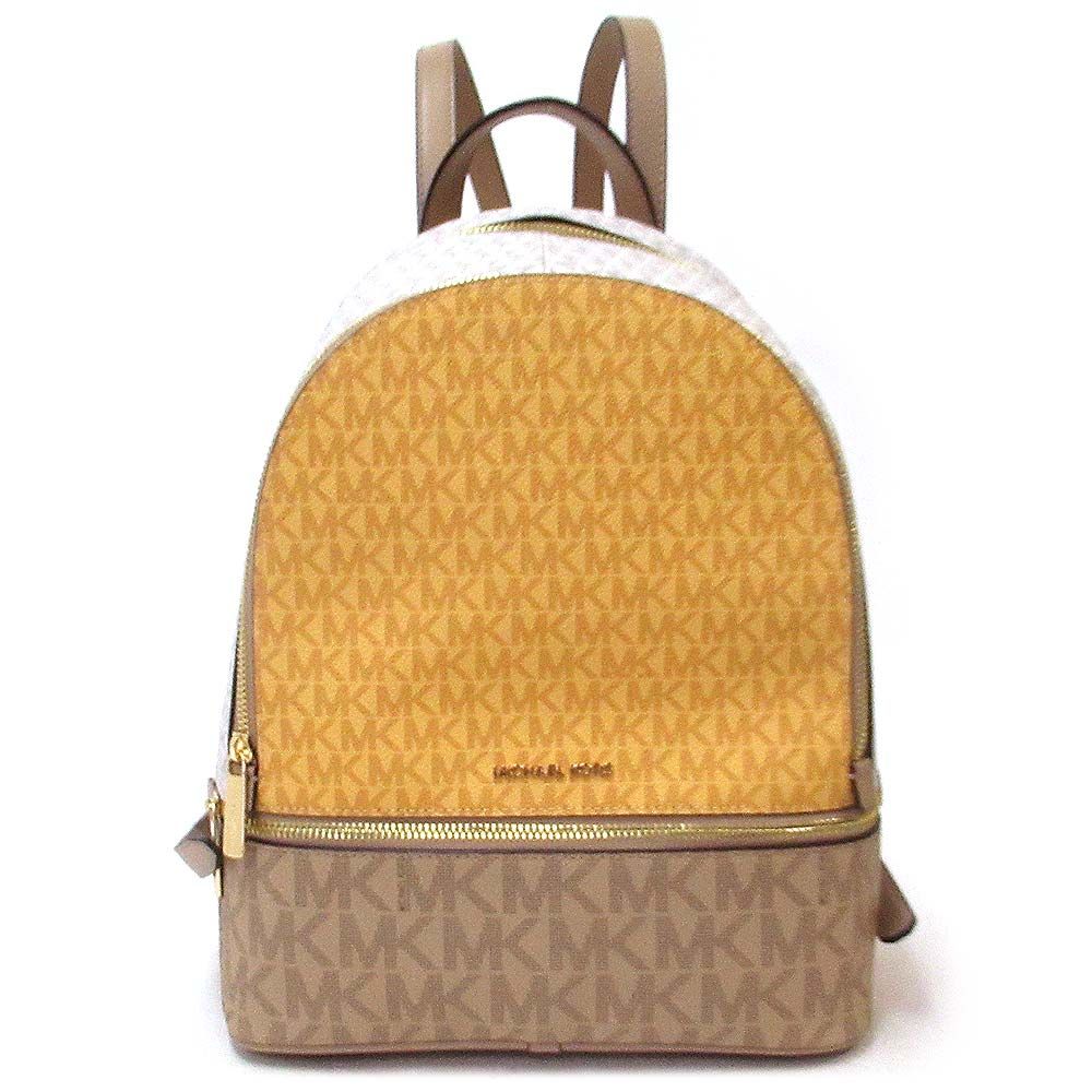 MICHAEL KORS マイケルコース アウトレット バックパック ミディアム RHEA ジップ リュックサック 35S5GRAB6V HONEY 18,600円