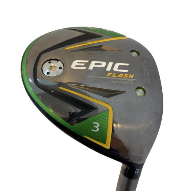 【中古】 キャロウェイ EPIC FLASH STAR 3W フェアウェイウッド FW Speeder EVOLUTION V FW 50 (フレックスS) メンズ 男性用 右利き 右用 Cランク ゴルフクラブ