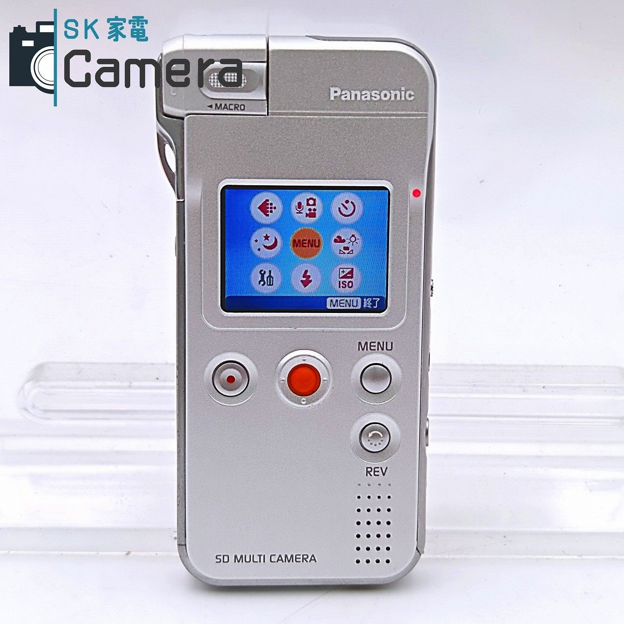 中古】 Panasonic D-snap SV-AS10 パナソニック 電池 充電器 SD64MB付