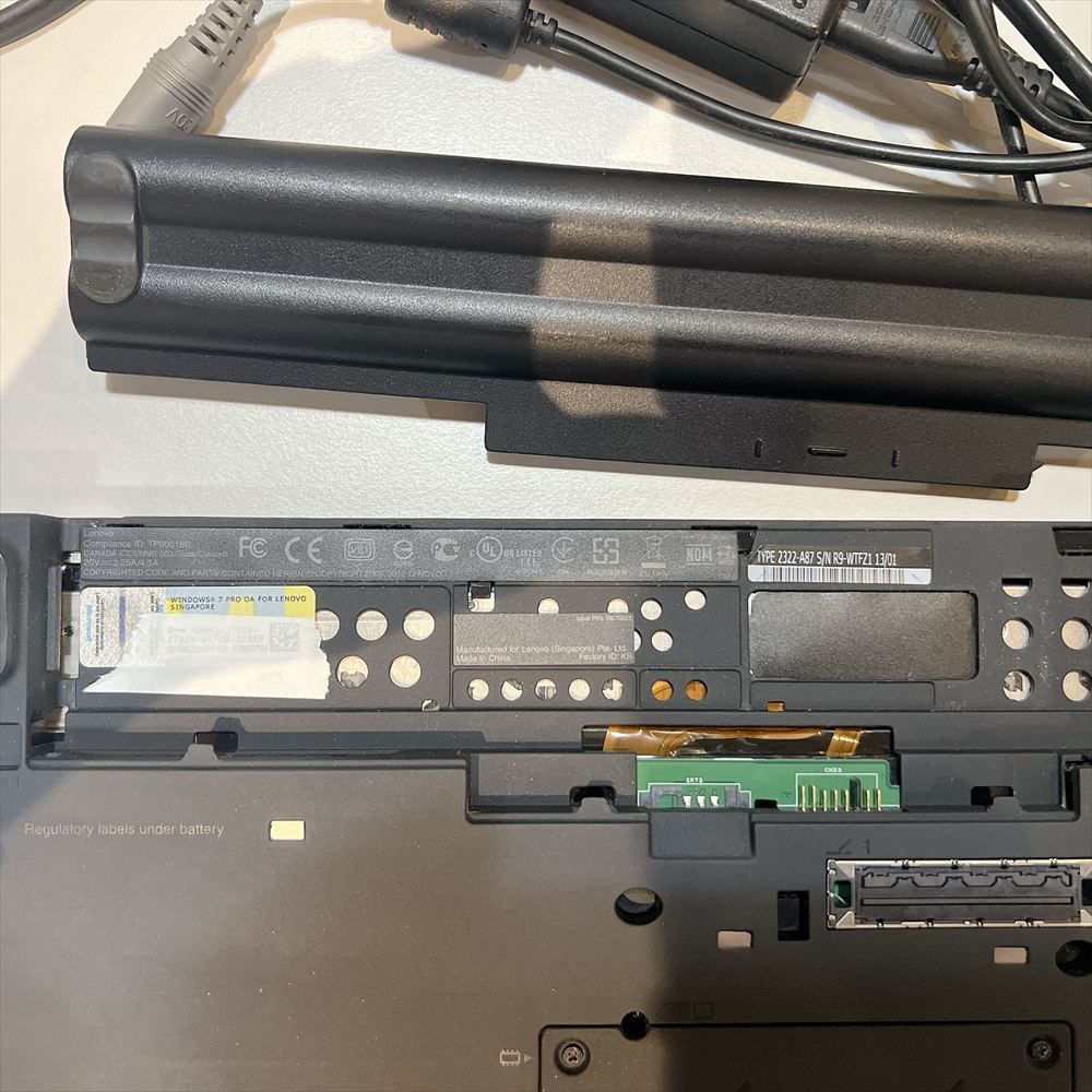 ジャンクPC】 LENOVO ThinkPad X230 ノートPC メモリ4GB HDDなし HJ