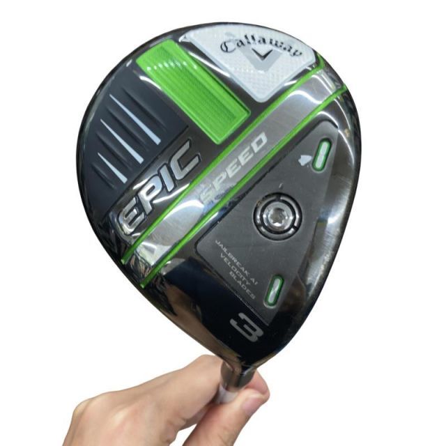 【中古】 キャロウェイ EPIC SPEED 3W フェアウェイウッド FW Speeder EVOLUTION VII FW 60 (フレックスS) メンズ 男性用 右利き 右用 Cランク ゴルフクラブ