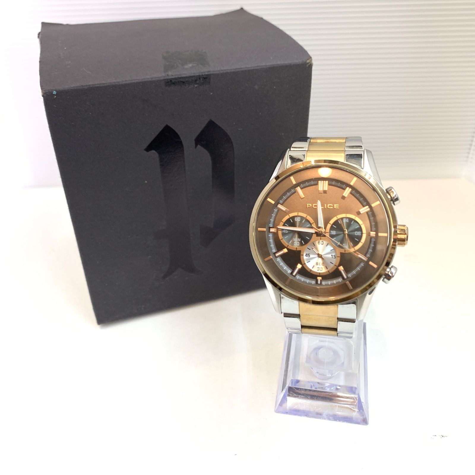 【中古】POLICE ポリス 腕時計 15001J 店舗併売品　　M80716-10