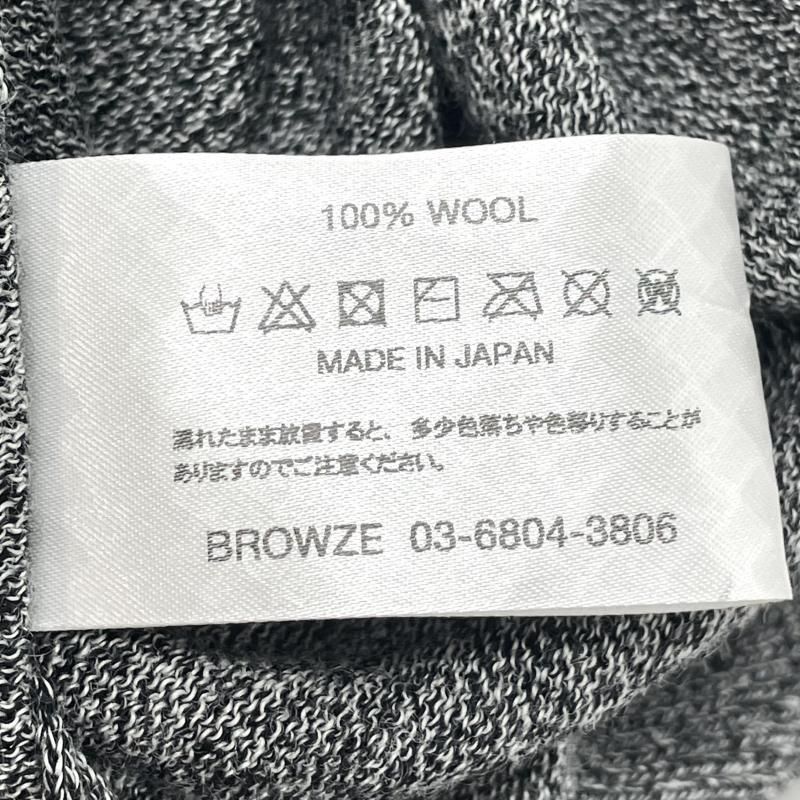 中古】ENNOY MERINO WOOL SWEATER サイズL グレー セーター ニット