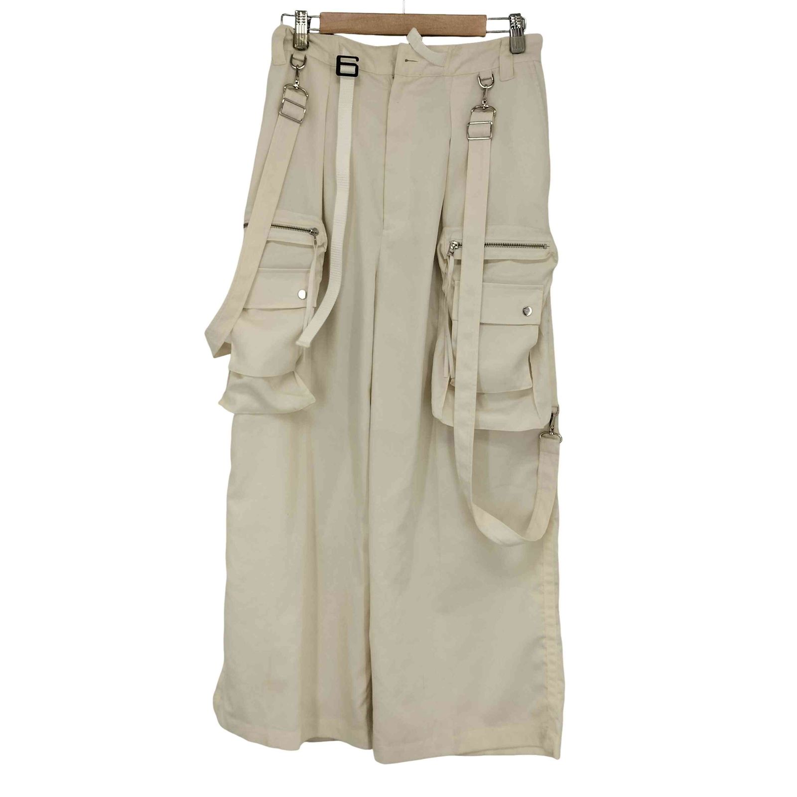メゾンスペシャル MAISON SPECIAL 23SS ロングベルトワンタックパラシュートパンツ メンズ 01
