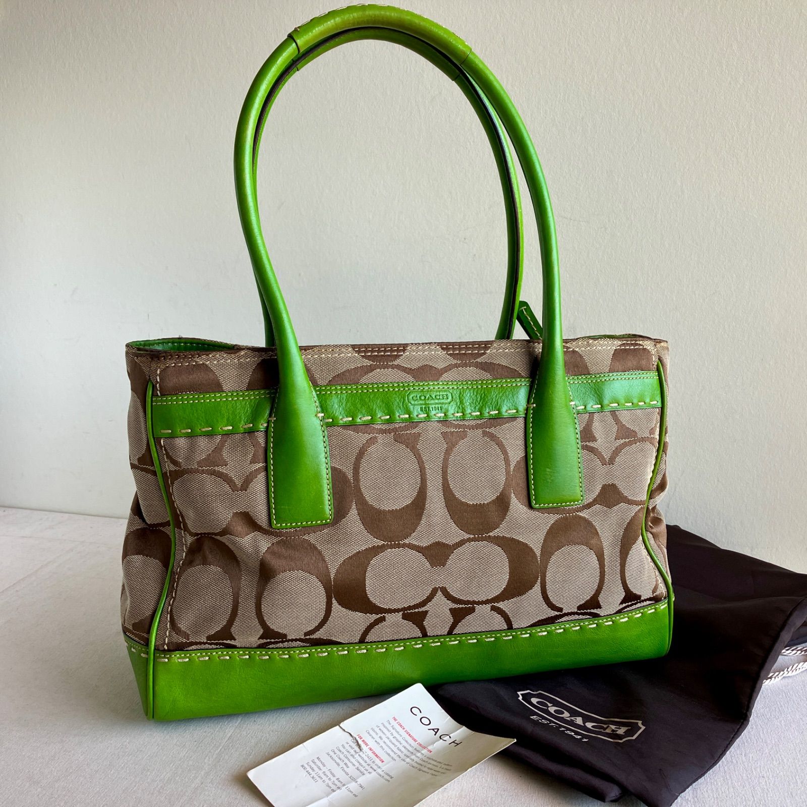 Rare Vintage Coach Madeline Hampton Signature Zebra Haircalf