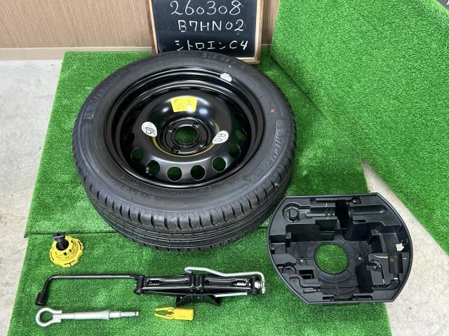【中古】シトロエン C4 ABA-B7HN02 テンパータイヤ 自社品番260308