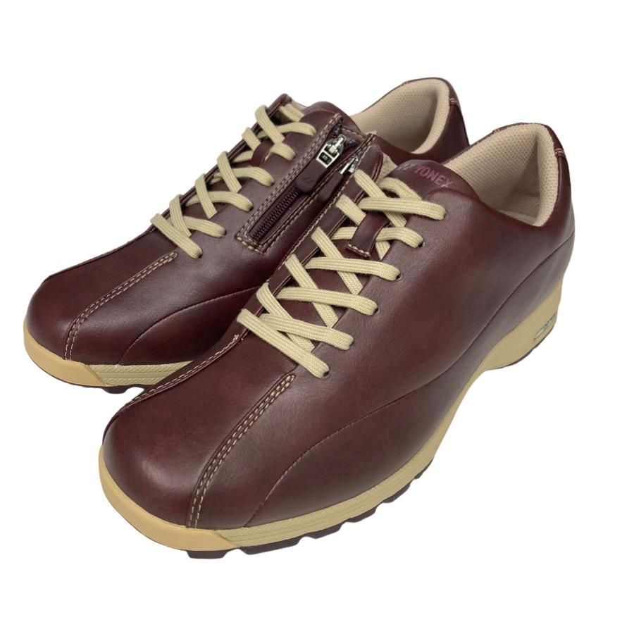 スニーカー ヨネックス YONEX パワークッション SHW L21N ワインレッド レディース トラベルシューズ シューズ 靴 紐靴 SHW-L21N ファスナー付き