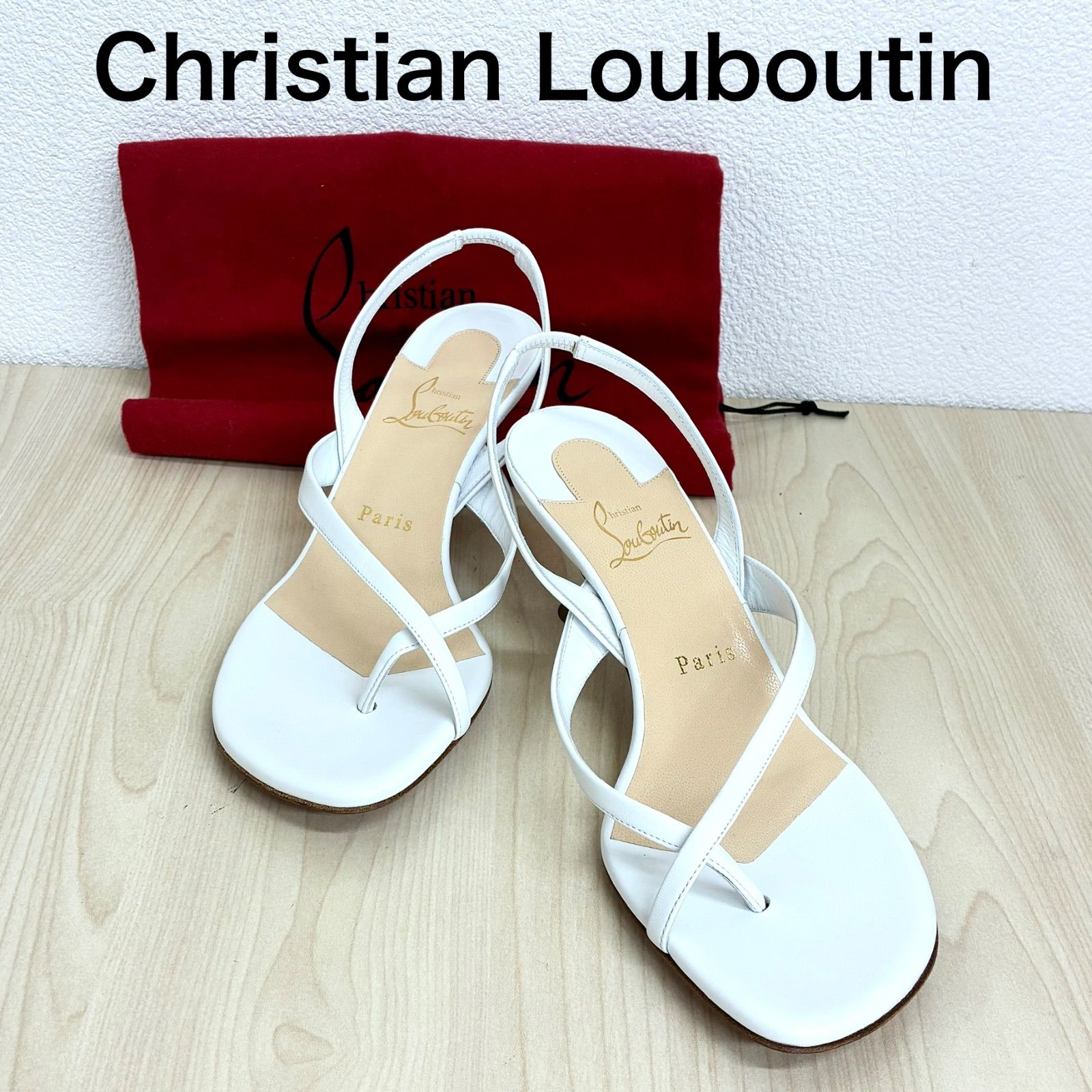 クリスチャンルブタン ChristianLouboutin】新品・未使用品！レザー 