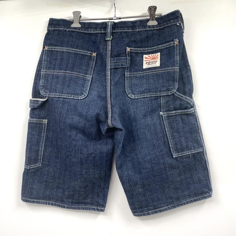 【中古】SAMURAI MOTOR CLUB Lot.155DX-P12 ヘリンボーン デニムペインターショーツ サイズ34 インディゴ サムライ自動車倶楽部[17][240017782832] 中古】SAMURAI MOTOR CLUB Lot.155DX-P12 ヘリンボーン デニム