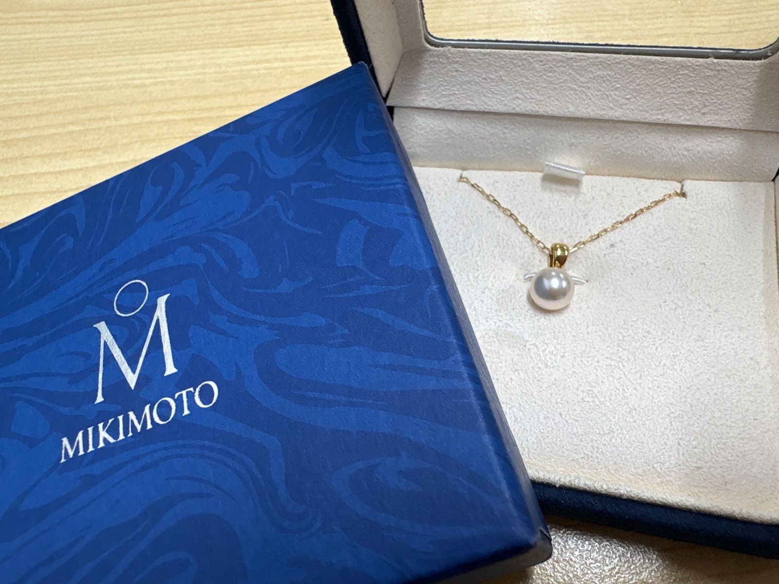 MIKIMOTO ミキモト パール ネックレス　K18 ゴールド　箱付き 39,000円