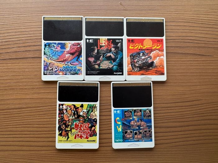 レトロ　ゲーム　セット PCエンジン ソフト 5本セット レトロゲーム - メルカリ