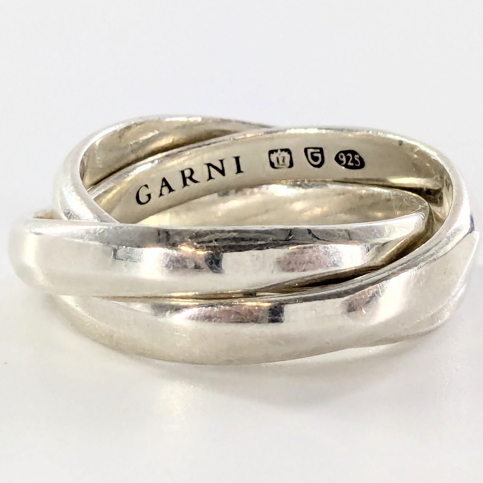 GARNI/ガルニ/リング/シルバー925/19号 GARNI ガルニ 3連リング シルバー 925 Silver 16号 8.8g【QG-285