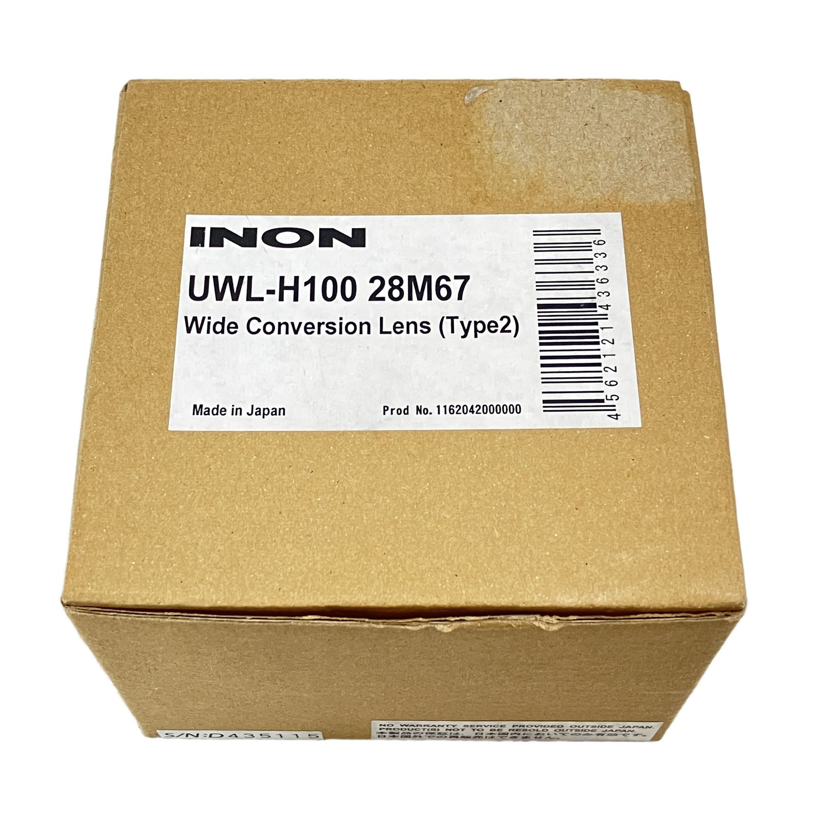 INON UWL-H100 ×0.60 28M67 Type2 ワイドコンバーションレンズ 水中