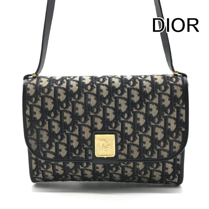 良品 Christian Dior ディオール トロッター ショルダー バッグ 肩掛け